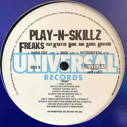 Play-N-Skillz Featuring Krayzie Bone And Adina Howard - Freaks