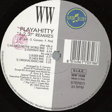 Playahitty - 1-2-3! (Train With Me) (Remixes)