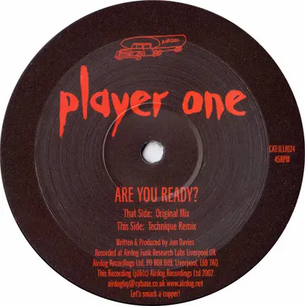 Player One - Are You Ready?