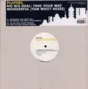 12inch Vinyl Single - Players - No Big Deal / Find Your Way / Wonderful