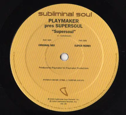 Playmaker Presents Supersoul - Supersoul