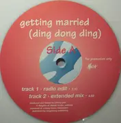 12'' - Plazma - Getting Married (Ding Dong Ding) - White vinyl, promo!
