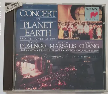 Placido Domingo , Wynton Marsalis , Sarah Chang , Gal Costa , Denyce Graves , Antonio Carlos Jobim - Concert For Planet Earth: Rio De Janeiro 1992