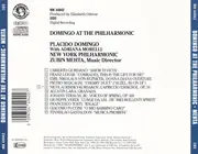 CD - Placido Domingo / Adriana Morelli - Domingo At The Philharmonic With Adriana Morelli