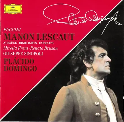 Puccini - Manon Lescaut (Auszüge · Highlights · Extraits)
