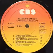 LP - Placido Domingo - Canciones Mexicanas
