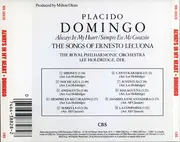 CD - Placido Domingo - Always In My Heart = Siempre En Mi Corazón - The Songs Of Ernesto Lecuona