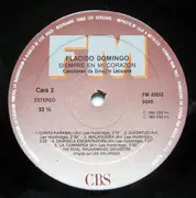 LP - Placido Domingo - Always In My Heart / Siempre En Mi Corazón - The Songs Of Ernesto Lecuona