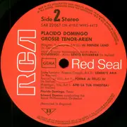LP - Placido Domingo - Große Tenor-Arien