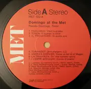 LP - Placido Domingo - Domingo At The Met
