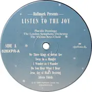 LP - Placido Domingo / The London Symphony Orchestra / Die Wiener Sängerknaben - Christmas: Listen To The Joy