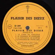 10'' - Plaisir Des Dieux - Tonus N°6