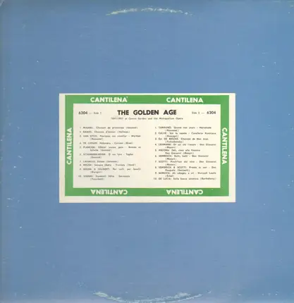 Plancon / Lehmann / Melba / Lassalle / a.o. - The Golden Age