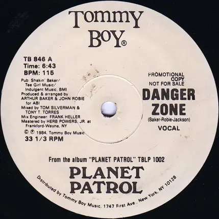 Planet Patrol - Danger Zone