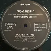 12inch Vinyl Single - Planet Patrol - Cheap Thrills