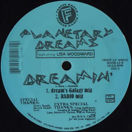 Planetary Dreams Featuring Lisa Woodward - Dreamin'