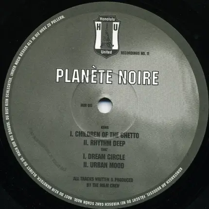 Planète Noire - Children Of The Ghetto / Dream Circle