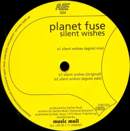 Planet Fuse - Silent Wishes