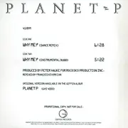 12'' - Planet P, Planet P Project - Why Me?
