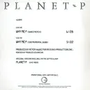 12'' - Planet P, Planet P Project - Why Me?