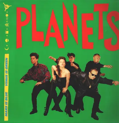 Planets - Mars is blue Venus is green