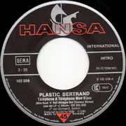 7inch Vinyl Single - Plastic Bertrand - Téléphone À Téléphone Mon Bijou