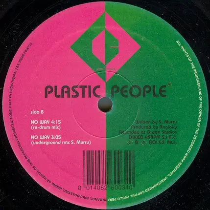 Plastic People - No Way