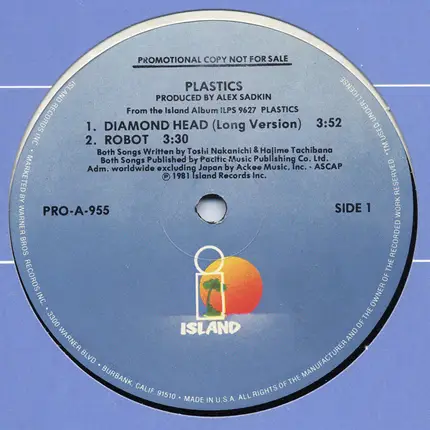Plastics - Diamond Head