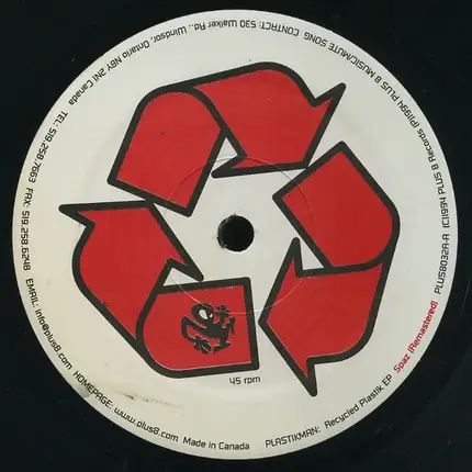 Plastikman - Recycled Plastik