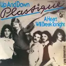 7inch Vinyl Single - Plastique - Up And Down / A Heart Will Break Tonight