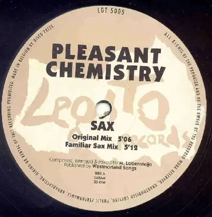 Pleasant Chemistry - Sax