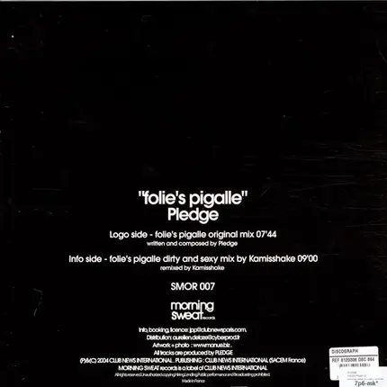 Pledge - Folie's Pigalle
