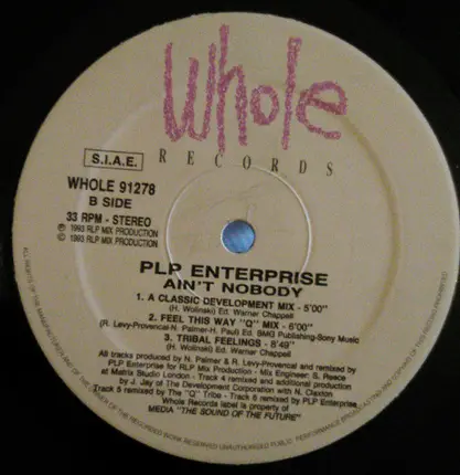 PLP Enterprise - Ain't Nobody