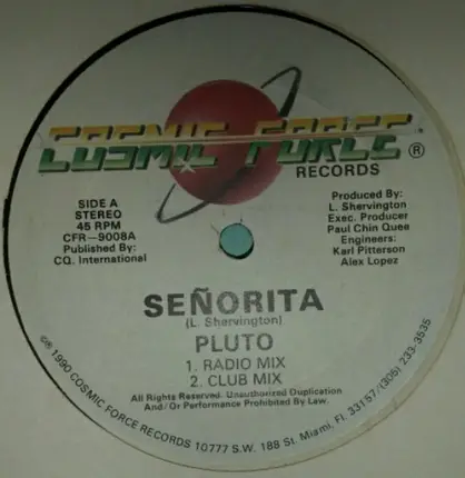 Pluto Shervington - Señorita / Jammin