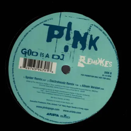 P!nk - God Is A DJ