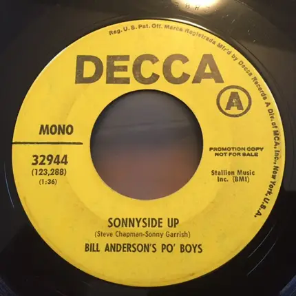 Po' Boys - Guitar Bag / Sonnyside Up