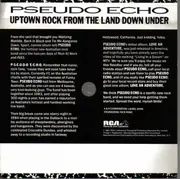 7inch Vinyl Single - Pseudo Echo - Love An Adventure - Clear, Square