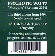 LP - Psychotic Waltz - Mosquito - Dark Green 180g Vinyl, Gatefold