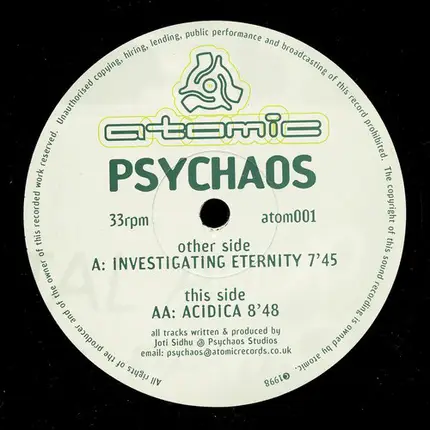 Psychaos - Investigating Eternity / Acidica