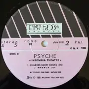 Double LP - Psyche - Insomnia Theatre - Textured Sleeve and Pink Labels