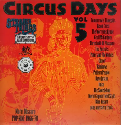 Tomorrow's Thoughts / Jason Crest / Cecil McCartney a.o. - Circus Days Vol.5 - More Obscure Pop-Sike 1966-'70