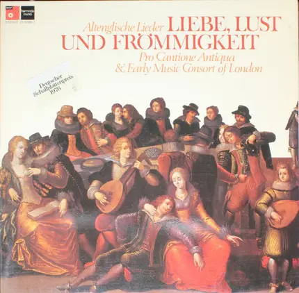 Pro Cantione Antiqua & The Early Music Consort Of London - Liebe, Lust Und Frömmigkeit