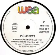 12inch Vinyl Single - Pro-E-Beat - Forbidden Dreams