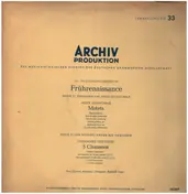 Pro Musica Antiqua, S. Cape - III. Forschungsbereich: Frührenaissance