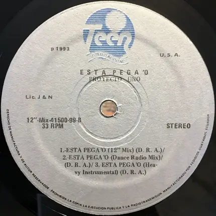 Proyecto Uno - Esta Pega'o