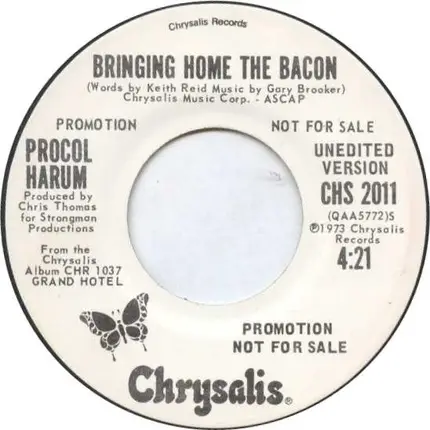 Procol Harum - Bringing Home The Bacon