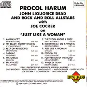 CD - Procol Harum - John Liquorice Dead And Rock And Roll Allstars