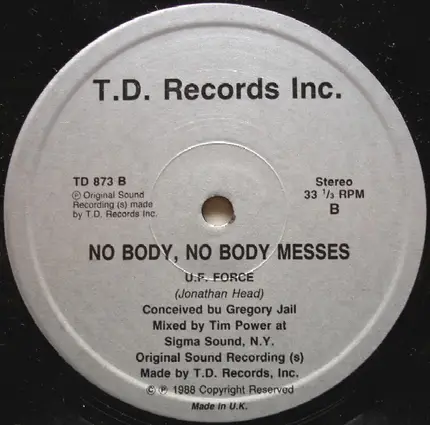 Producer - No Body Messes