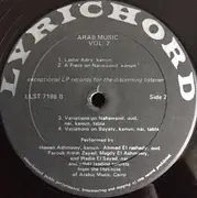 LP - Professors In The Institute Of Arabic Music, Cairo - Arab Music Volume 2