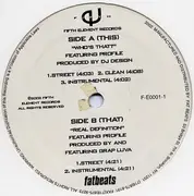 12inch Vinyl Single - Profile - Who's That / Real Definition